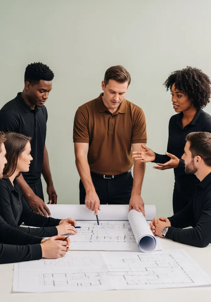 Equipo detallando el proceso de análisis en pizarra